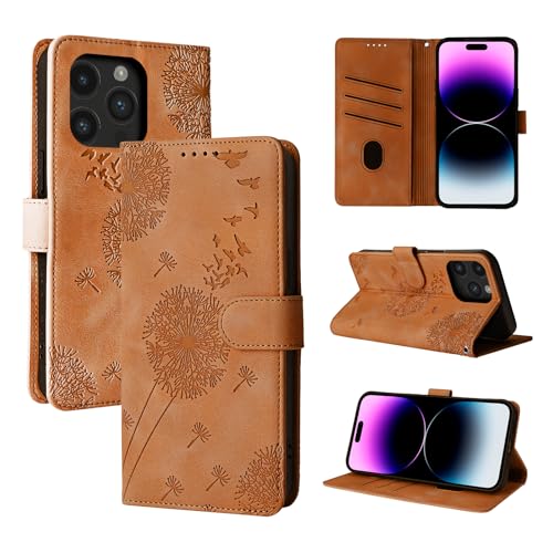 Rostsant Handyhülle für iPhone 14 Pro Max 6.7 Zoll Löwenzahn PU Leder iPhone 14 Pro Max 6.7 Flip Case Brieftasche Tasche Hülle Magnetisch Handyhülle für iPhone 14 Pro Max 6.7 Zoll Braun Rostsant Handyhülle für iPhone 14 Pro Max 6.7 Zoll Löwenzahn PU Leder iPhone 14 Pro Max 6.7 Flip Case Brieftasche Tasche Hülle Magnetisch Handyhülle für iPhone 14 Pro Max 6.7 Zoll Braun von Rostsant