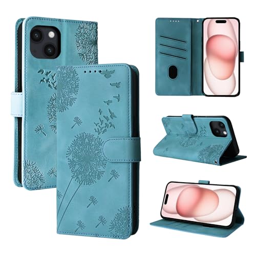 Rostsant Handyhülle für iPhone 15 6.1 Zoll Löwenzahn PU Leder iPhone 15 6.1 Flip Case Brieftasche Tasche Hülle Magnetisch Handyhülle für iPhone 15 6.1 Zoll Blau Rostsant Handyhülle für iPhone 15 6.1 Zoll Löwenzahn PU Leder iPhone 15 6.1 Flip Case Brieftasche Tasche Hülle Magnetisch Handyhülle für iPhone 15 6.1 Zoll Blau von Rostsant