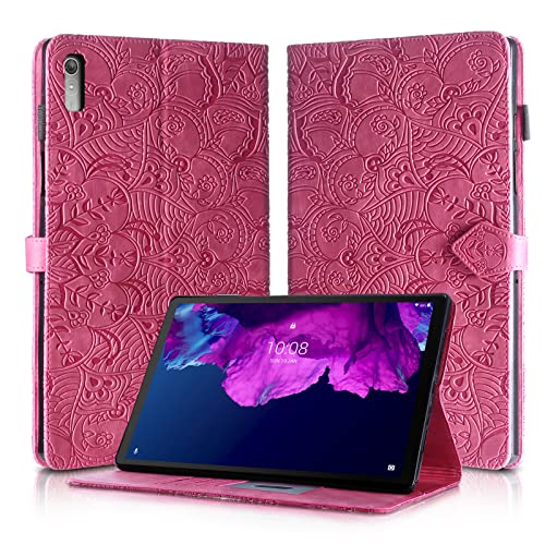 Rostsant Hülle für Lenovo Tab P11 2. Generation 11.5 Zoll PU Leder Brieftasche Case Magnetisch Stand Tablet Schutzhülle für Lenovo P11 Gen 2 2022 TB-132FU - Rot von Rostsant