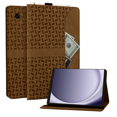 Rostsant Hülle für Samsung Galaxy Tab A9 8.7 Zoll SM-X110 SM-X115 Dünne Leichte Stand Tablet Hülle für Galaxy Tab A9 mit Stifthülle für Samsung Galaxy Tab A9 8.7 Zoll Braun Rostsant Hülle für Samsung Galaxy Tab A9 8.7 Zoll SM-X110 SM-X115 Dünne Leichte Stand Tablet Hülle für Galaxy Tab A9 mit Stifthülle für Samsung Galaxy Tab A9 8.7 Zoll Braun von Rostsant
