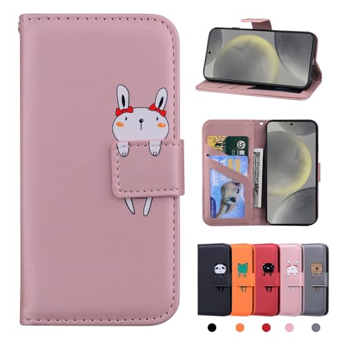 Rostsant Samsung Galaxy S24 Hülle PU Leder Brieftasche Samsung Galaxy S24 Schutzhülle Stehfunktion Magnetic Closure Handyhülle für Samsung Galaxy S24 Rosa Hase Rostsant Samsung Galaxy S24 Hülle PU Leder Brieftasche Samsung Galaxy S24 Schutzhülle Stehfunktion Magnetic Closure Handyhülle für Samsung Galaxy S24 Rosa Hase von Rostsant