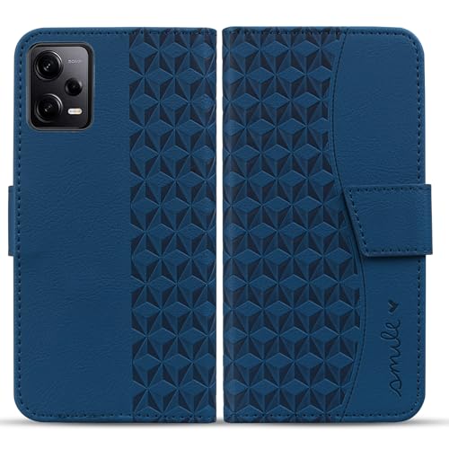 Rostsant Xiaomi Redmi Note 12 Pro/Poco X5 Pro 5G Handyhülle Premium PU Leder Schutzhülle Flip Case Brieftasche Kartenschlitz Hülle für Xiaomi Poco X5 Pro 5G / Redmi Note 12 Pro 5G - Blau Rostsant Xiaomi Redmi Note 12 Pro/Poco X5 Pro 5G Handyhülle Premium PU Leder Schutzhülle Flip Case Brieftasche Kartenschlitz Hülle für Xiaomi Poco X5 Pro 5G / Redmi Note 12 Pro 5G - Blau von Rostsant