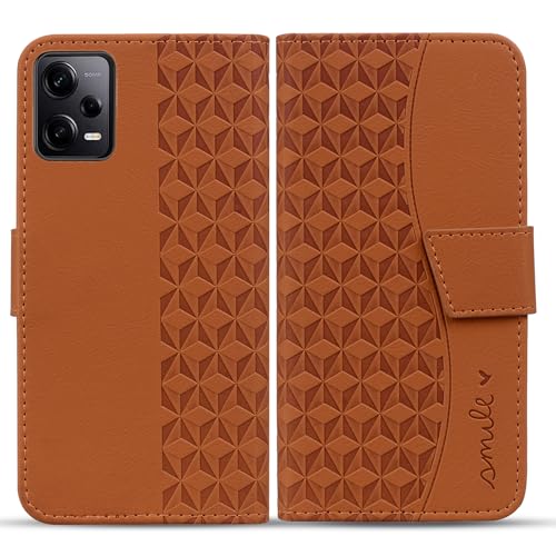 Rostsant Xiaomi Redmi Note 12 Pro/Poco X5 Pro 5G Handyhülle Premium PU Leder Schutzhülle Flip Case Brieftasche Kartenschlitz Hülle für Xiaomi Poco X5 Pro 5G / Redmi Note 12 Pro 5G - Braun Rostsant Xiaomi Redmi Note 12 Pro/Poco X5 Pro 5G Handyhülle Premium PU Leder Schutzhülle Flip Case Brieftasche Kartenschlitz Hülle für Xiaomi Poco X5 Pro 5G / Redmi Note 12 Pro 5G - Braun von Rostsant