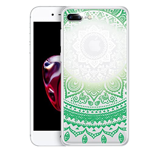 Rostsant iPhone SE 2022/2020, iPhone 7/8 Hülle Klare Silikon mit Motiv Crystal Clear TPU Schutzhülle Transparentes Handyhülle für iPhone SE 3./2. Gen, iPhone 8, iPhone 7 - Green Mandala Rostsant iPhone SE 2022/2020, iPhone 7/8 Hülle Klare Silikon mit Motiv Crystal Clear TPU Schutzhülle Transparentes Handyhülle für iPhone SE 3./2. Gen, iPhone 8, iPhone 7 - Green Mandala von Rostsant