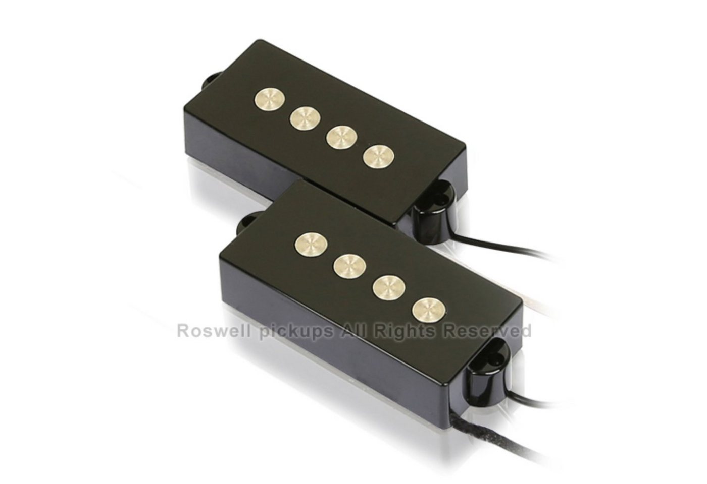 Roswell Pickups Tonabnehmer, (QPA Split Coil Alnico V, Bass-Tonabnehmer, Bass-Tonabnehmer 4-String), QPA Split Coil Alnico V - Bass-Tonabnehmer von Roswell Pickups