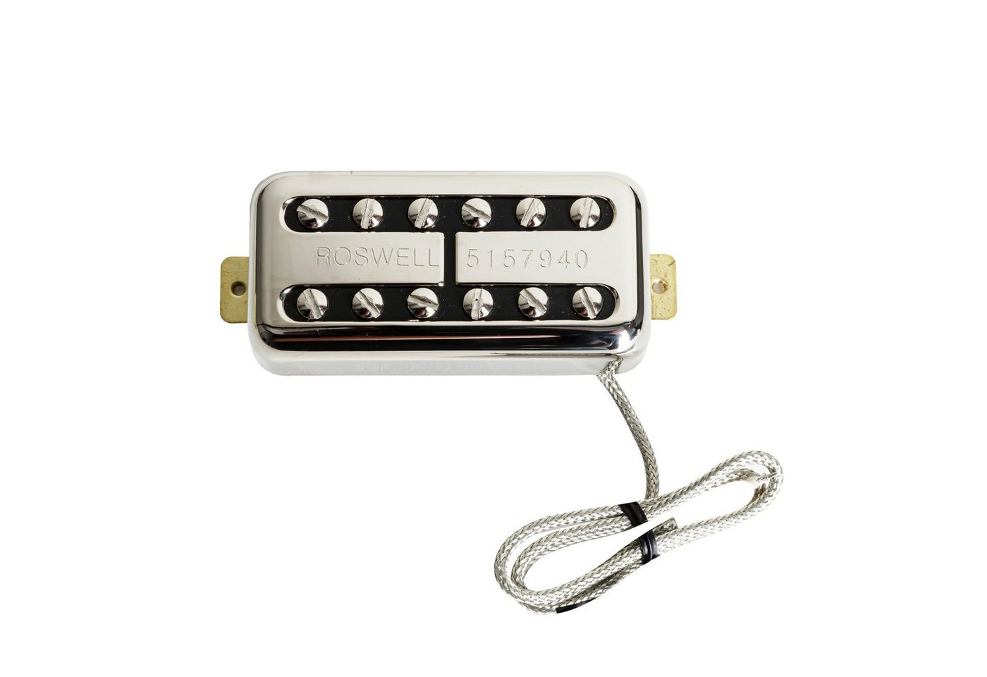 Roswell Pickups Tonabnehmer, FLT2-N Alnico V Hot Rod Neck Nickel Ear Mount - Humbucker Tonabnehme von Roswell Pickups