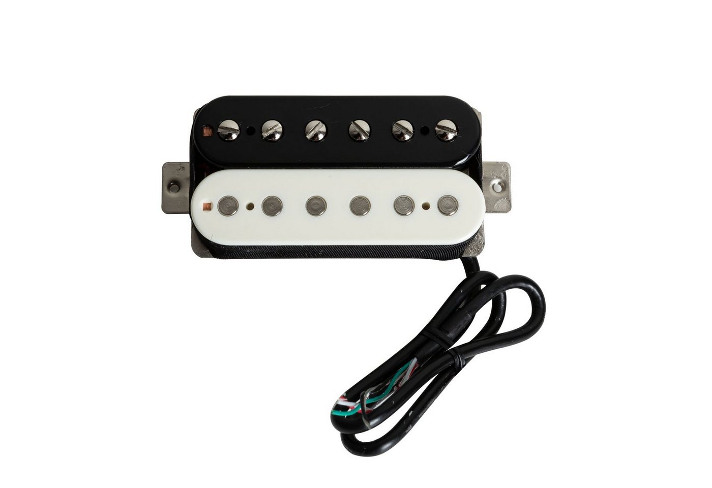 Roswell Pickups Tonabnehmer, HAF-N-AWB-ZB/P Humbucker Zebra Neck - Humbucker Tonabnehmer für Gita von Roswell Pickups