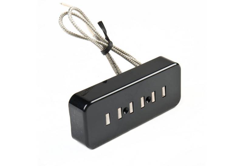 Roswell Pickups Tonabnehmer, (E-Gitarre Tonabnehmer, P90), P90 Staple Black - P90 Tonabnehmer für Gitarren von Roswell Pickups