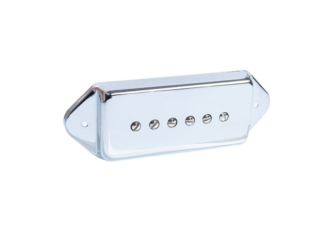 Roswell Pickups Tonabnehmer, (E-Gitarre Tonabnehmer, P90), P90D-CR-B /P Dog-Ear P-90 Tonabnehmer Bridge Chrom Cover - P90 von Roswell Pickups