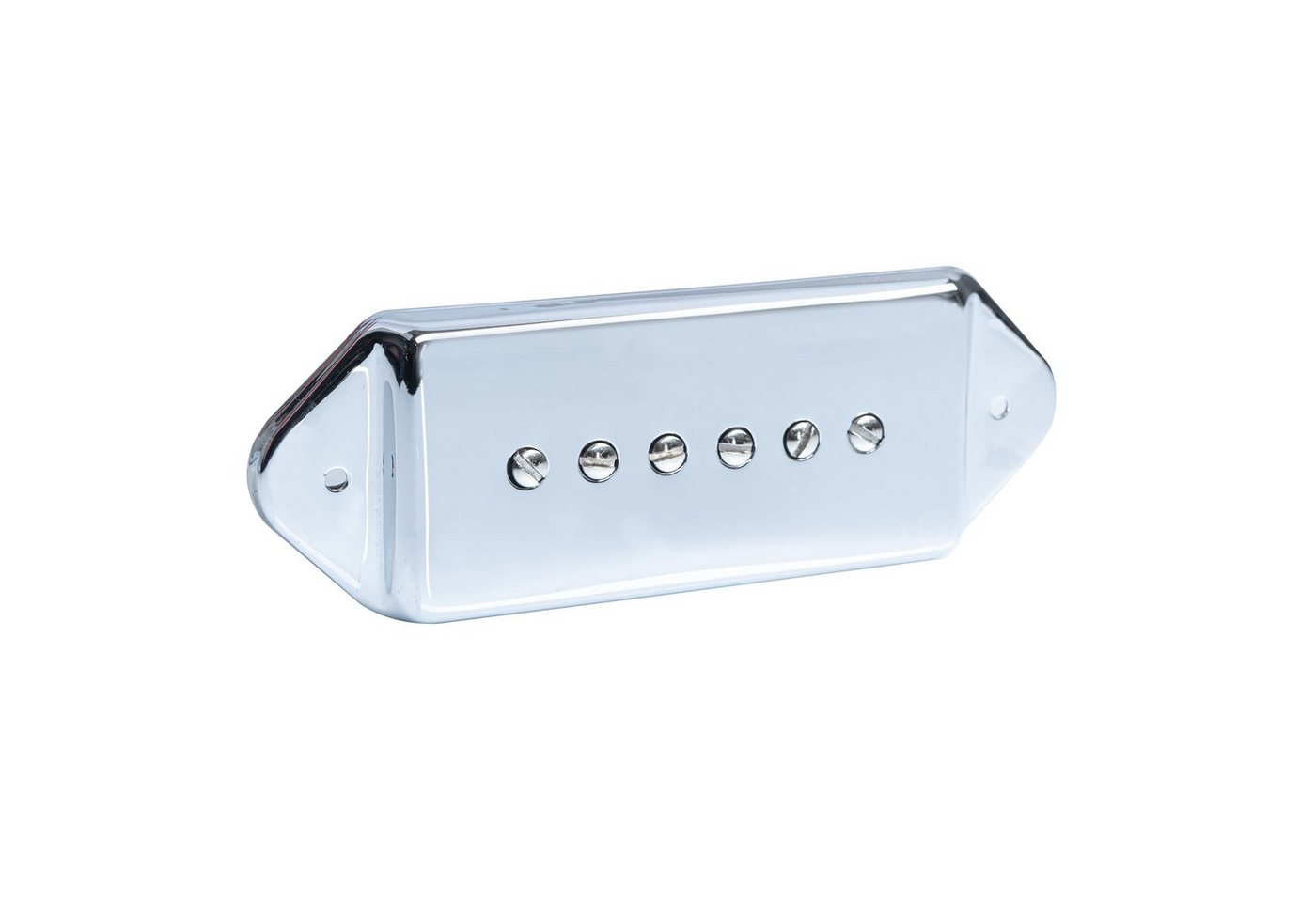 Roswell Pickups Tonabnehmer, (E-Gitarre Tonabnehmer, P90), P90D-CR-N /P Dog-Ear P-90 Tonabnehmer Neck Chrom Cover - P90 von Roswell Pickups