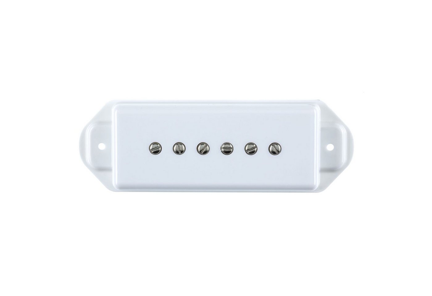 Roswell Pickups Tonabnehmer, (E-Gitarre Tonabnehmer, Humbucker), P90D-STK4 P90 Dog Ear Stack Pickup White - Humbucker Tonabnehmer für von Roswell Pickups