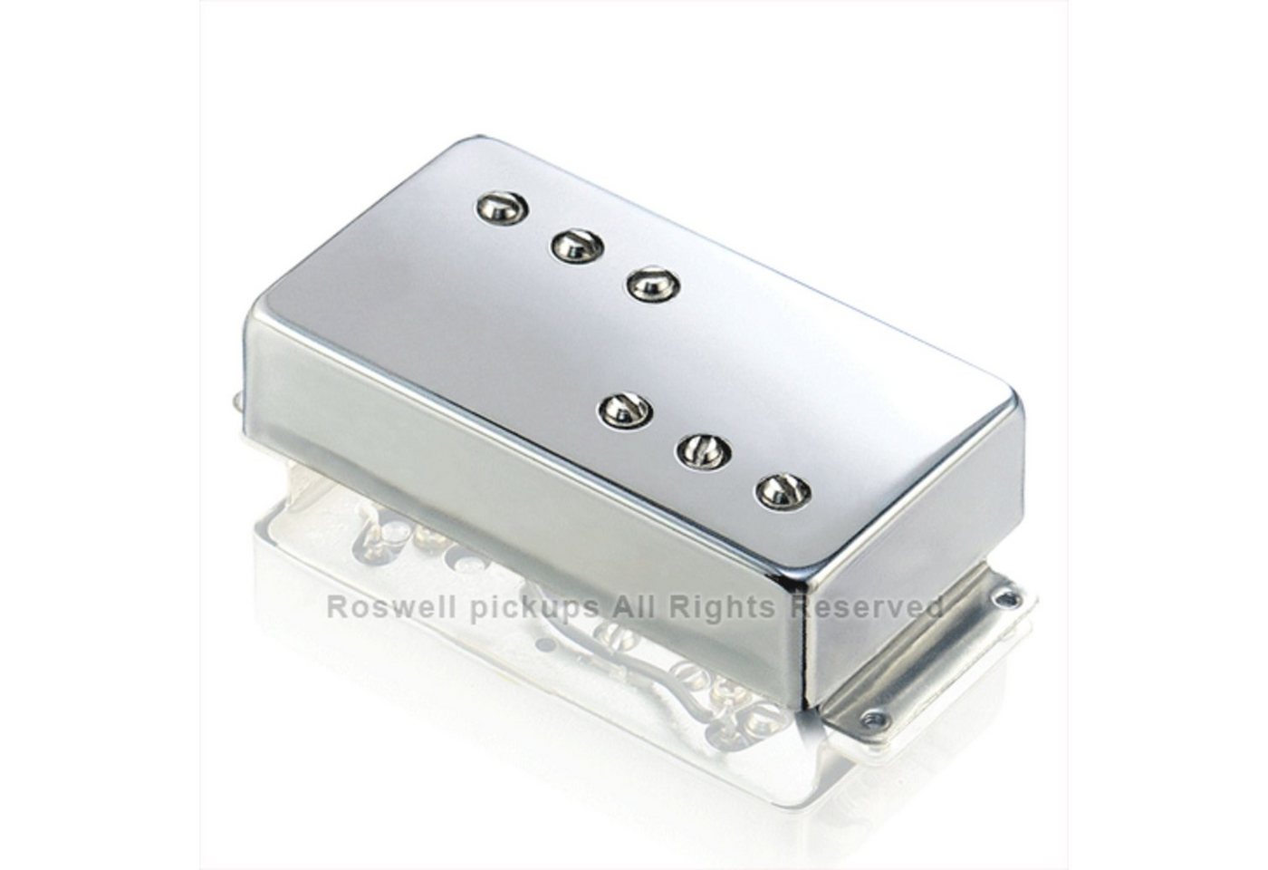 Roswell Pickups Tonabnehmer, WDR10 Humbucker Chrome - Humbucker Tonabnehmer für Gitarren von Roswell Pickups