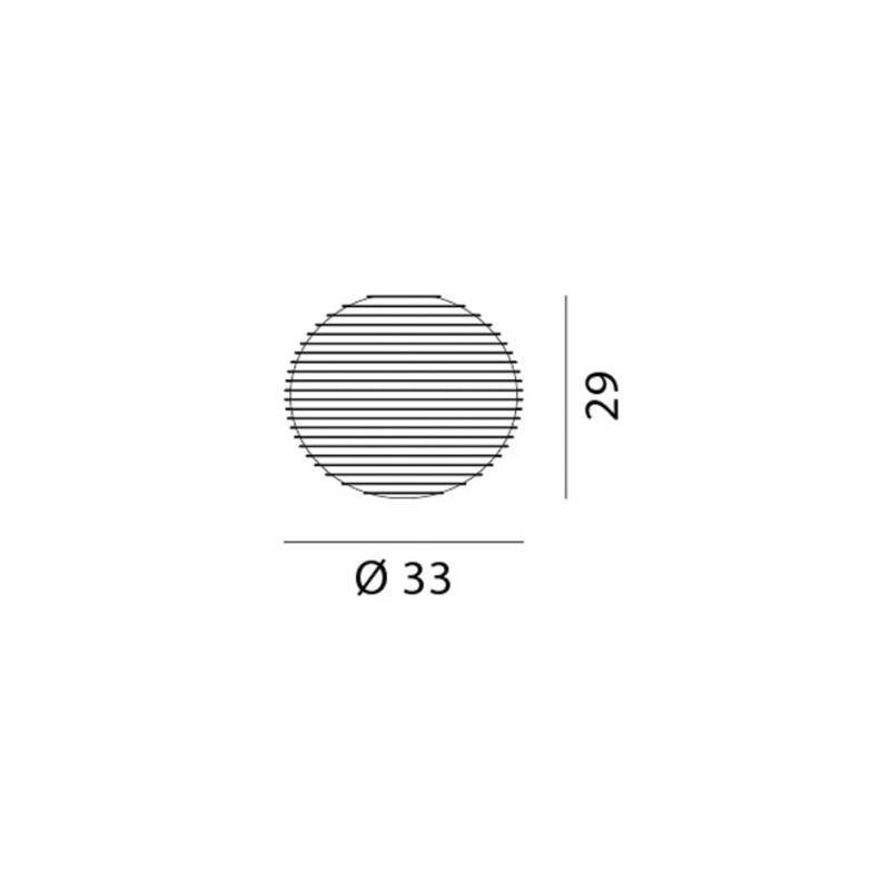 Rotaliana Flow Glass H4 Deckenleuchte Ø 33 cm von Rotaliana