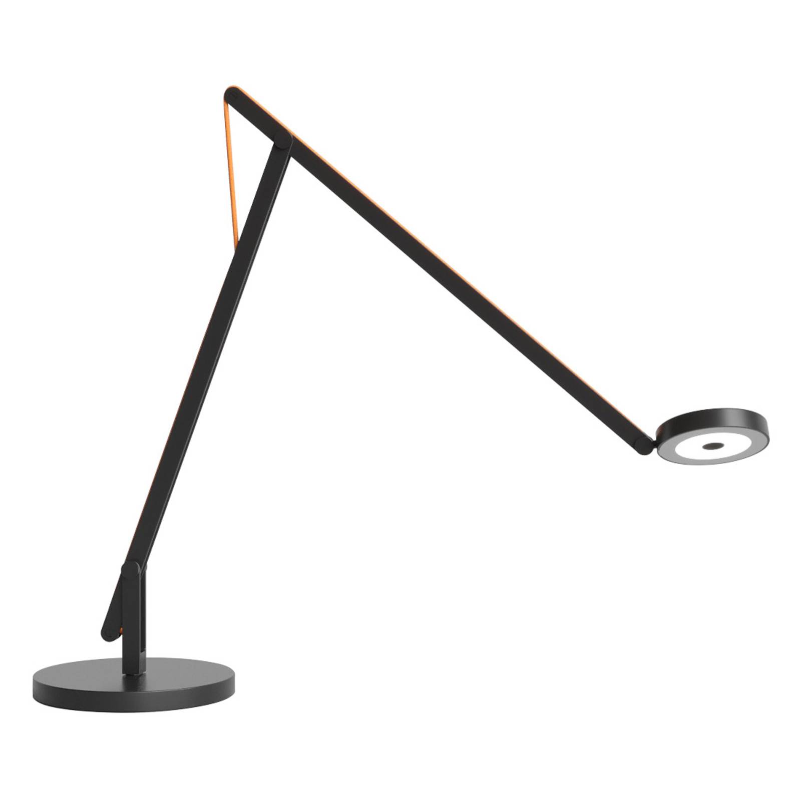 Rotaliana String T1 DTW LED-Tisch schwarz, orange von Rotaliana