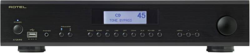 A12 MKII Vollverstärker Stereo schwarz von Rotel
