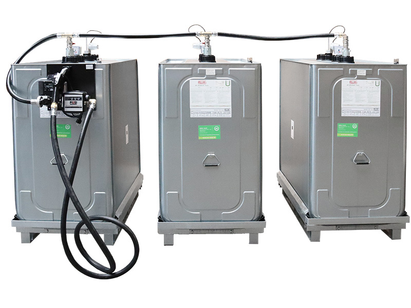 Dieseltankanlage Roth 2.000 oder 3.000 Liter, Lager- und Transportbehälter - Multitech, 72 l / min. - für Nutzfahrzeuge / 3 x 1000 Liter Tank Dieseltankanlage Roth 2.000 oder 3.000 Liter, Lager- und Transportbehälter - Multitech, 72 l / min. - für Nutzfahrzeuge / 3 x 1000 Liter Tank von Roth