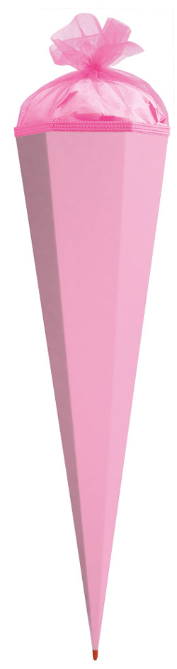 ROTH Bastelschultüte mit Verschluss, 850 mm, rosa von Roth
