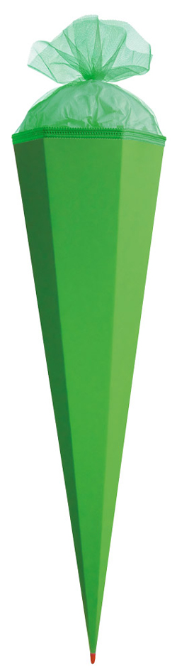 ROTH Bastelschultüte mit Verschluss, grün, 6-eckig, 850 mm von Roth