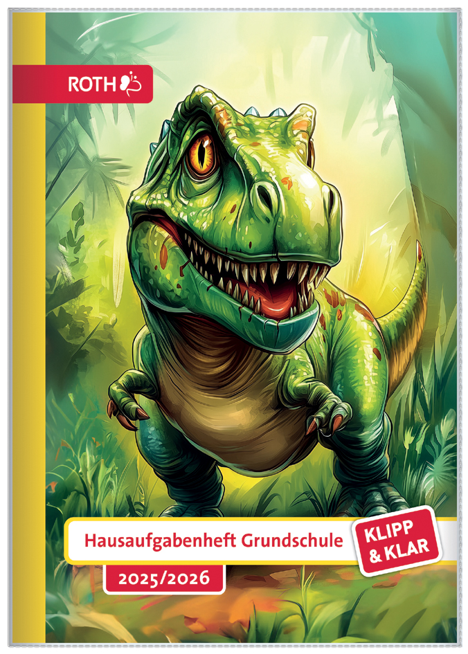 ROTH Hausaufgabenheft Klipp & Klar , T-Rex, , 2025/2026 ROTH Hausaufgabenheft Klipp & Klar , T-Rex, , 2025/2026 von Roth