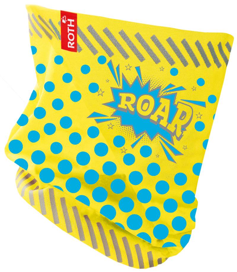 ROTH Kinder-Jersey-Schlauchschal ReflActions , Roar, , gelb von Roth