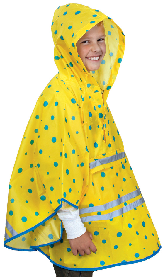 ROTH Kinder-Regenponcho ReflActions , Roar, , gelb/blau von Roth