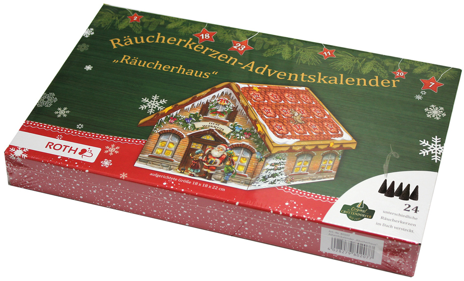 ROTH Räucherkerzen-Adventskalender , Räucherhaus, von Roth