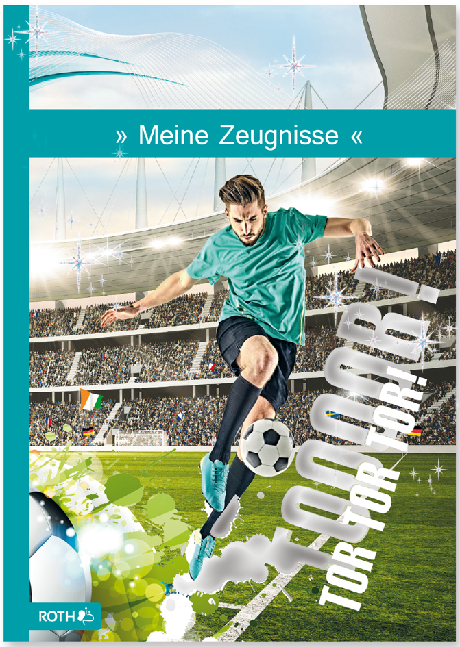 ROTH Zeugnismappe , Fußballstar, , mit Design und Effekt von Roth