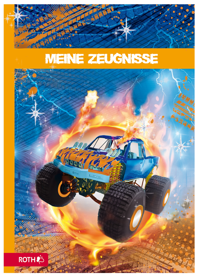 ROTH Zeugnismappe , Monstertruck, , mit Design und Effekt von Roth