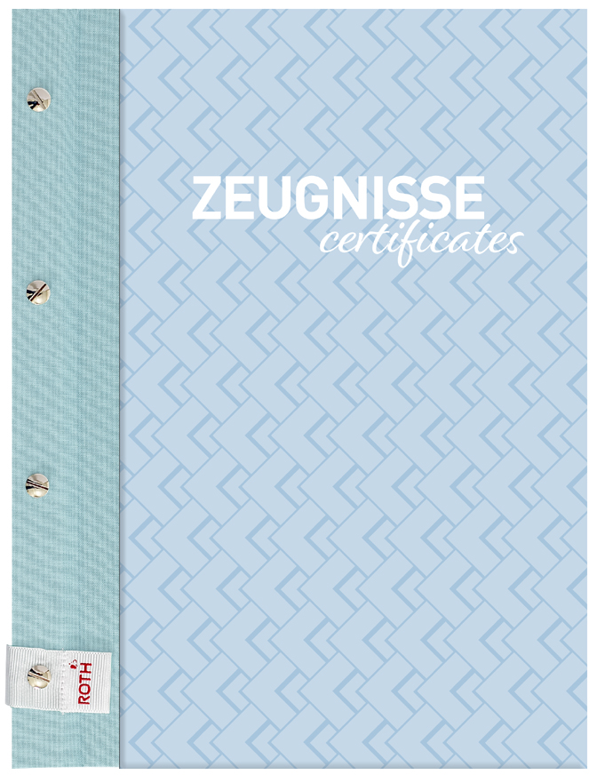 ROTH Zeugnismappe Pattern mit Buchschrauben , Swimming Pool, von Roth