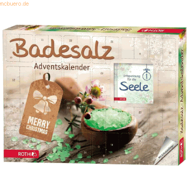 Roth Adventskalender 'Badesalz' bestückt von Roth