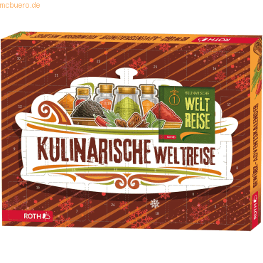 Roth Adventskalender Gewürze 'Kulinarische Weltreise' bestückt von Roth