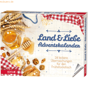 Roth Adventskalender 'Land & Liebe-Adventskalender zum Frühstück' best von Roth