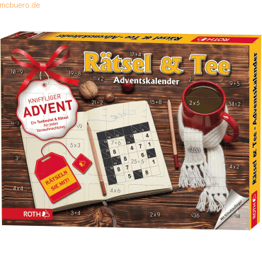 Roth Adventskalender Rätsel & Tee bestückt Roth Adventskalender Rätsel & Tee bestückt von Roth