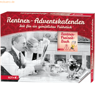 Roth Adventskalender 'Rentner-Adventskalender zum Frühstück' bestückt von Roth
