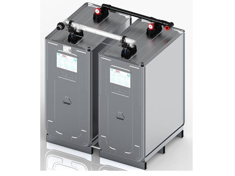 Roth Doppelwand-Tank Plus 3 für Heizöl Batterie-Set, 1.000 Liter von Roth