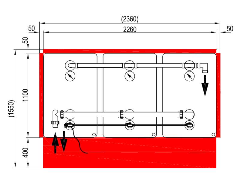 Roth Doppelwand-Tank Plus 3 für Heizöl Batterie-Set, 1.000 Liter von Roth