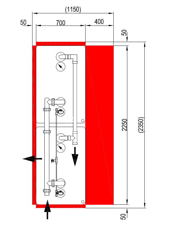 Roth Doppelwand-Tank Plus 3 für Heizöl Batterie-Set, 1.000 Liter von Roth