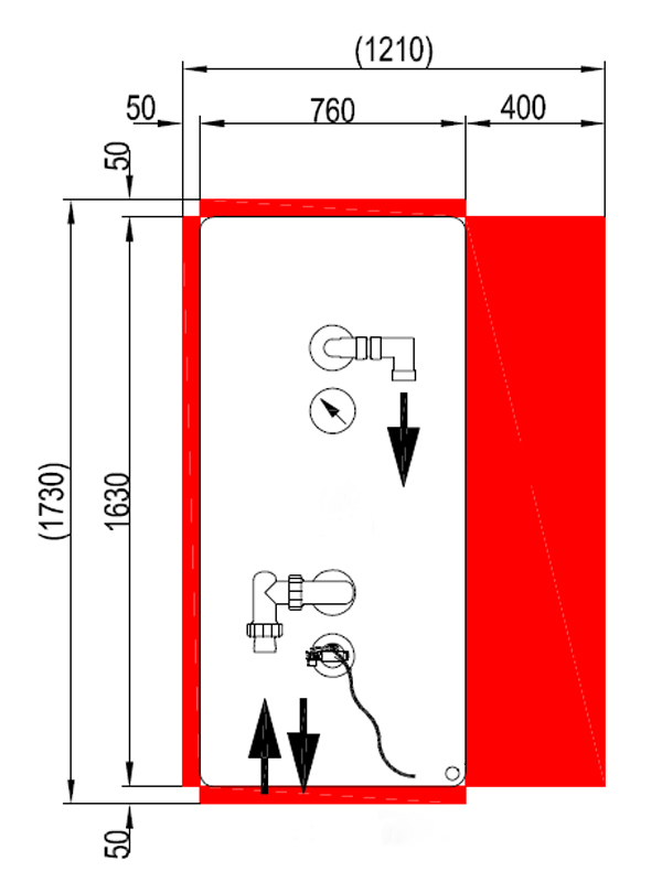 Roth Doppelwand-Tank Plus 3 für Heizöl Batterie-Set, 1.500 Liter von Roth