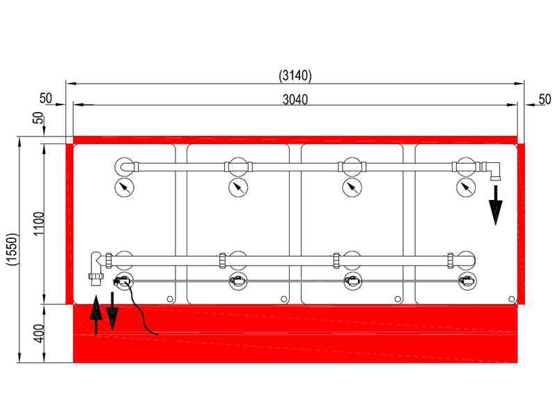 Roth Doppelwand-Tank Plus 3 für Heizöl Batterie-Set, 750 Liter Roth Doppelwand-Tank Plus 3 für Heizöl Batterie-Set, 750 Liter von Roth
