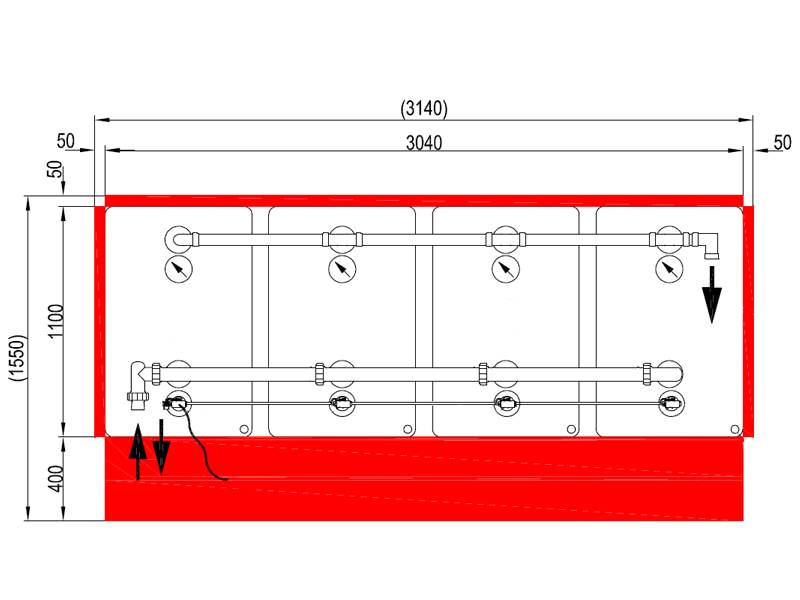 Roth Doppelwand-Tank Plus 3 für Heizöl Batterie-Set, 750 Liter von Roth