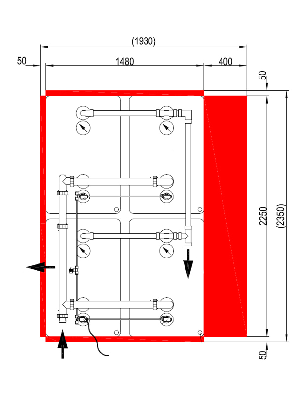 Roth Doppelwand-Tank Plus 3 für Heizöl Batterie-Set, 750 Liter von Roth