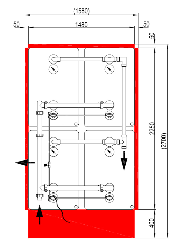 Roth Doppelwand-Tank Plus 3 für Heizöl Batterie-Set, 750 Liter von Roth