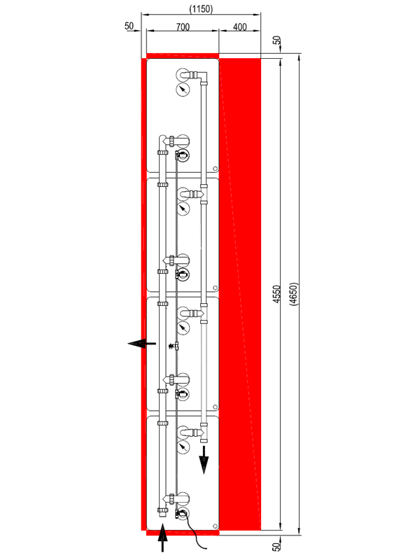 Roth Doppelwand-Tank Plus 3 für Heizöl Batterie-Set, 750 Liter von Roth