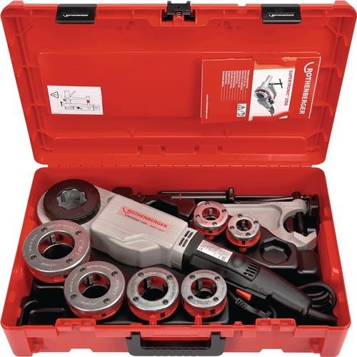 Rothenberger Gewindeschneidmaschine SUPERTRONIC® 2000 Set,BSPT R 1/2-2Zoll von Rothenberger Werkzeuge