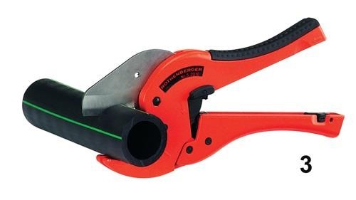 Rothenberger Kunststoffschere ROCUT® TC 50 Prof.0-50mm PP/PE/PB/PEX/PVDF 52010 von Rothenberger Werkzeuge