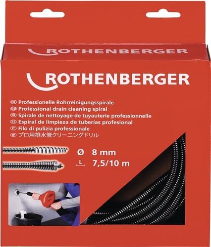 Rothenberger Spiralwerkzeug ROSPIMATIC L.7,5m Spiralen-D.8mm m.Werkzeugkupplung Rothenberger Spiralwerkzeug ROSPIMATIC L.7,5m Spiralen-D.8mm m.Werkzeugkupplung von Rothenberger Werkzeuge