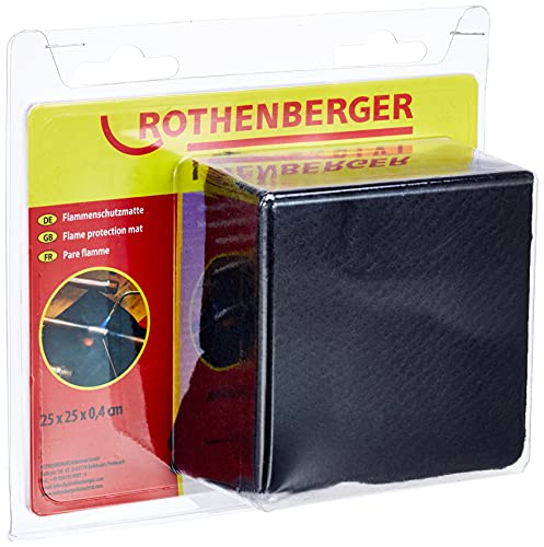 ROTHENBERGER Industrial Flammenschutzmatte 250x250mm schwarz 031051E von Rothenberger