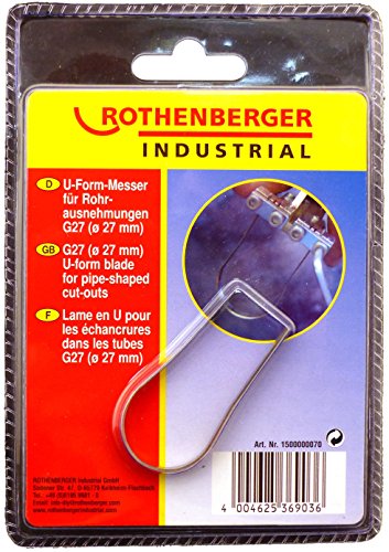 ROTHENBERGER Industrial Schneidemesser für Rohre bis Durchmesser 27mm, 15000000070 von Rothenberger