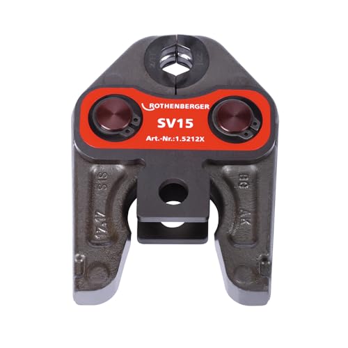 ROTHENBERGER Pressbacke Standard, SV Pressbacken Kontur, 15mm Arbeitsbereich Durchmesser | 015212X | Rohrleitungssystemen, Industriewerkzeug, Presse von Rothenberger