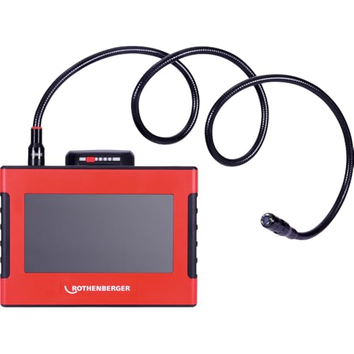 ROTHENBERGER ROCAM Mini HD Rohrinspektionskamera Display | 1000003921 | Kamera zur Rohrinspektion, Rohr Leckage und Verstopfung, Endoscop von Rothenberger